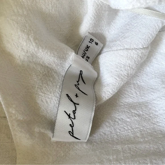 Petal & Pup White Front Twist Cutout Mini Dress - Picture 6 of 6